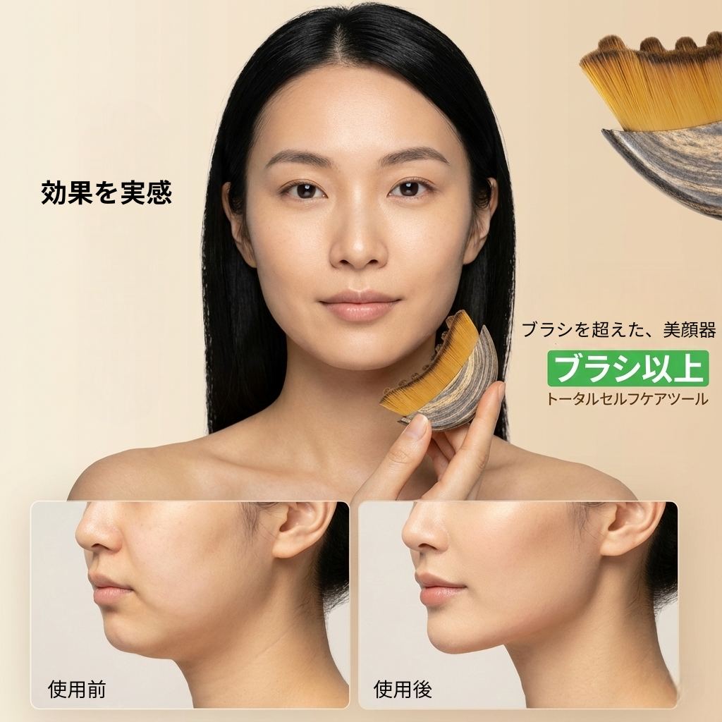 艶肌 ゴリゴリVリフトブラシ