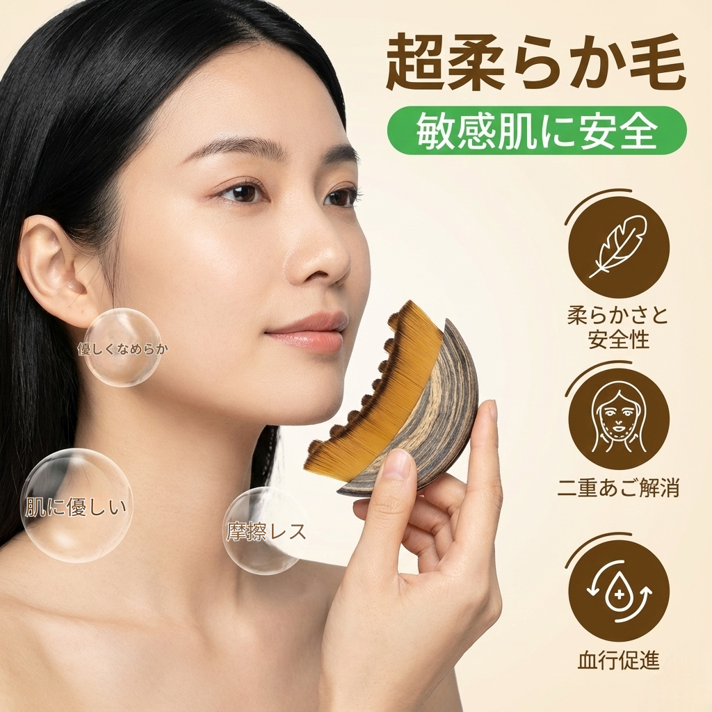 艶肌 ゴリゴリVリフトブラシ